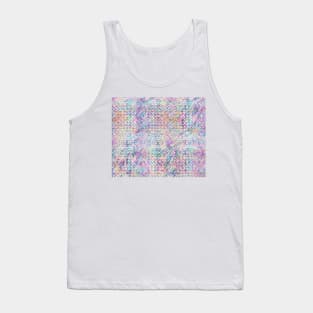 Metalic Holographic Texture Tank Top